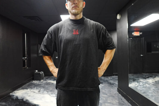 GYM GEAR flagship tee (black)