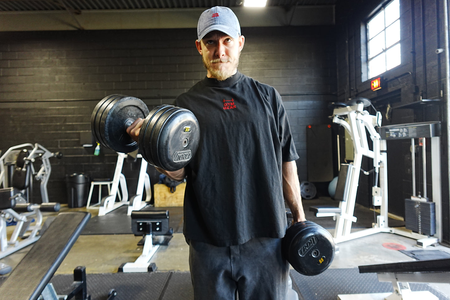 GYM GEAR flagship tee (black)